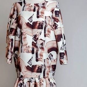H & M  Mix Print Ballon Dress.